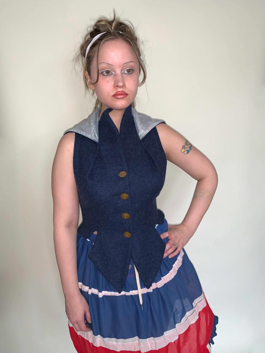 1990s Vivienne Westwood Vest with Orb Buttons product image