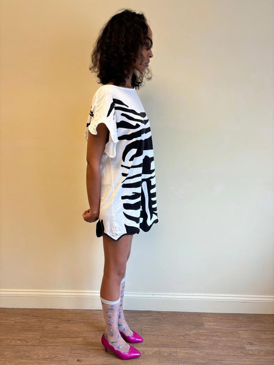 Bernhard Willhelm Zebra Pelt Tunic product image