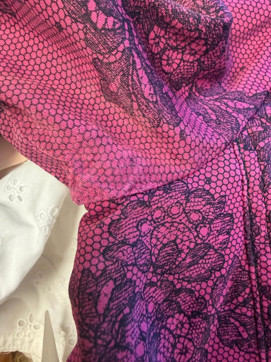 Vintage Chantal Thomass Hot Pink Lace Print Suit product image