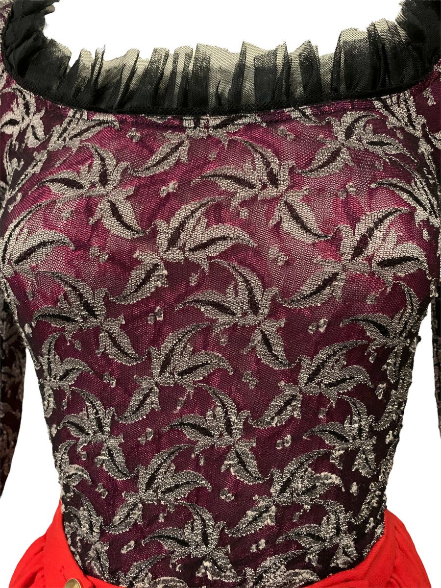 90s Vivienne Westwood Lace Stretch Portrait Top product image