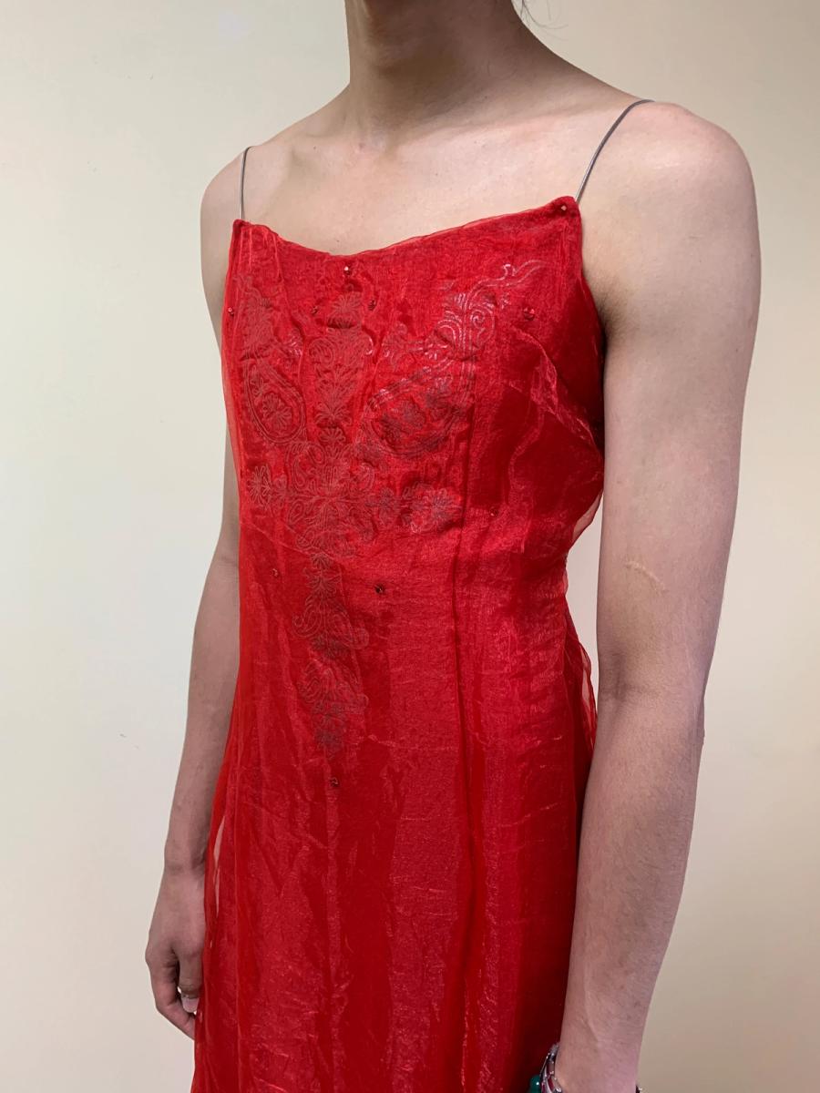 Kyoichi Fujita Felted Dress with Metal Straps product image