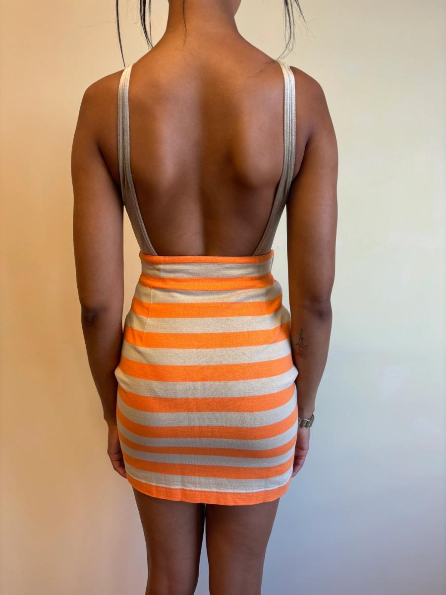 80s Junko Shimada Striped Skirt product image