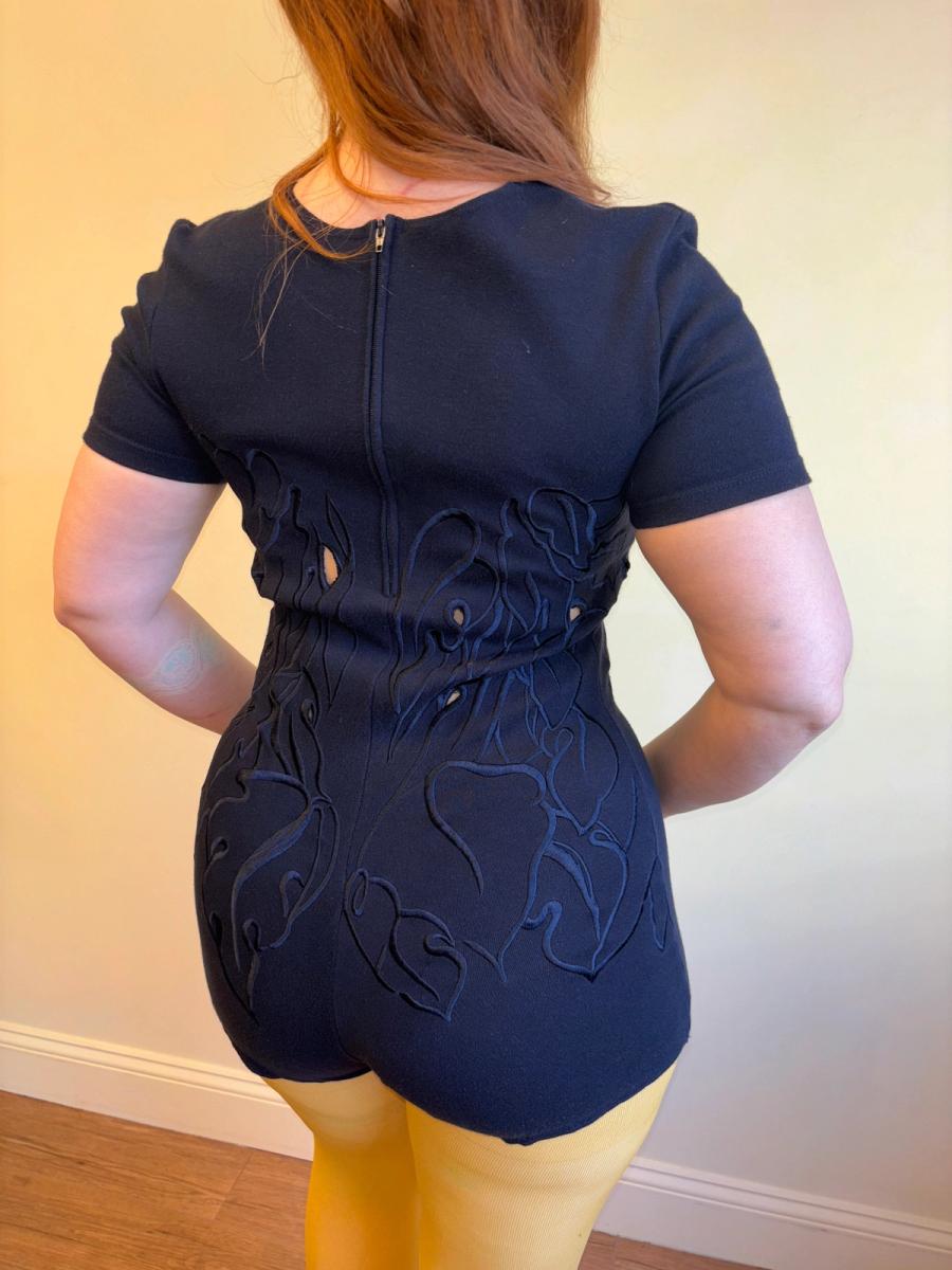 Krizia Maglia Embroidered Panther Bodysuit product image