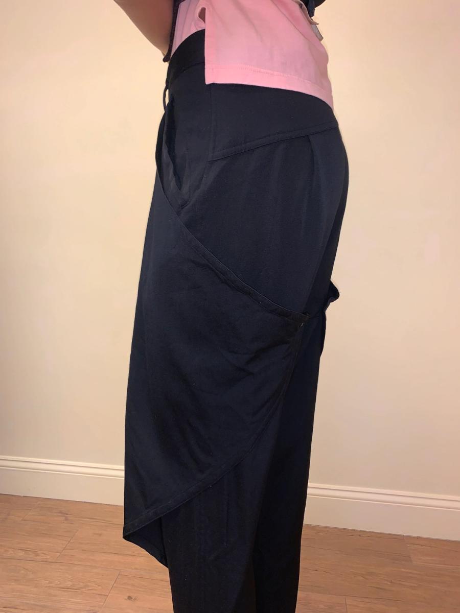 Kansai Yamamoto Stirrup Pants With Buttoning Winged Detail product image