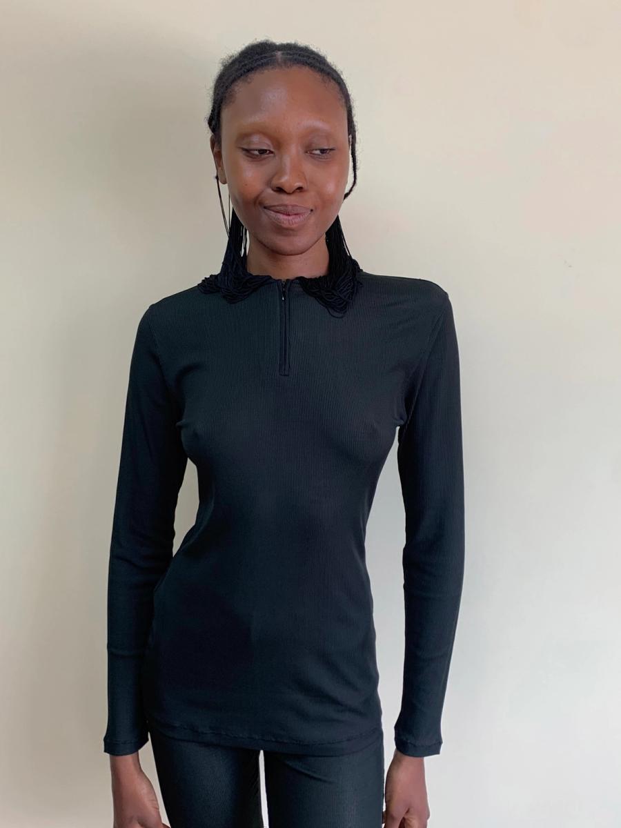 80s Gaultier Fringe Hood Set product image