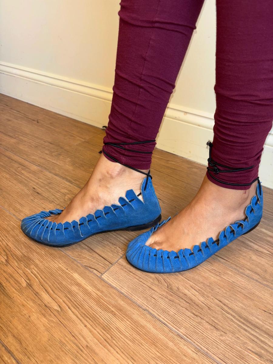 80s Norma Kamali Antique Style Sandals product image