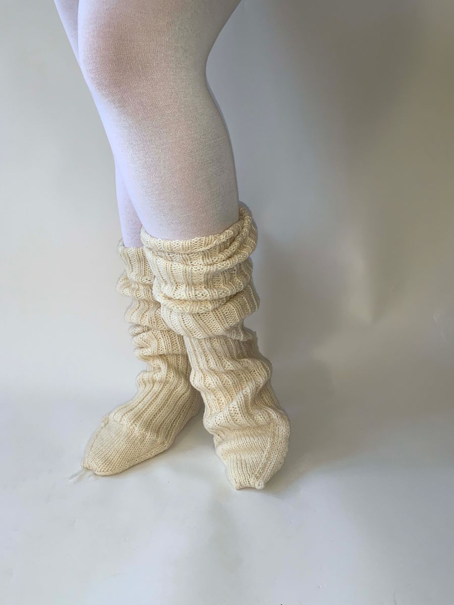 Antique Chunky Knit Socks product image