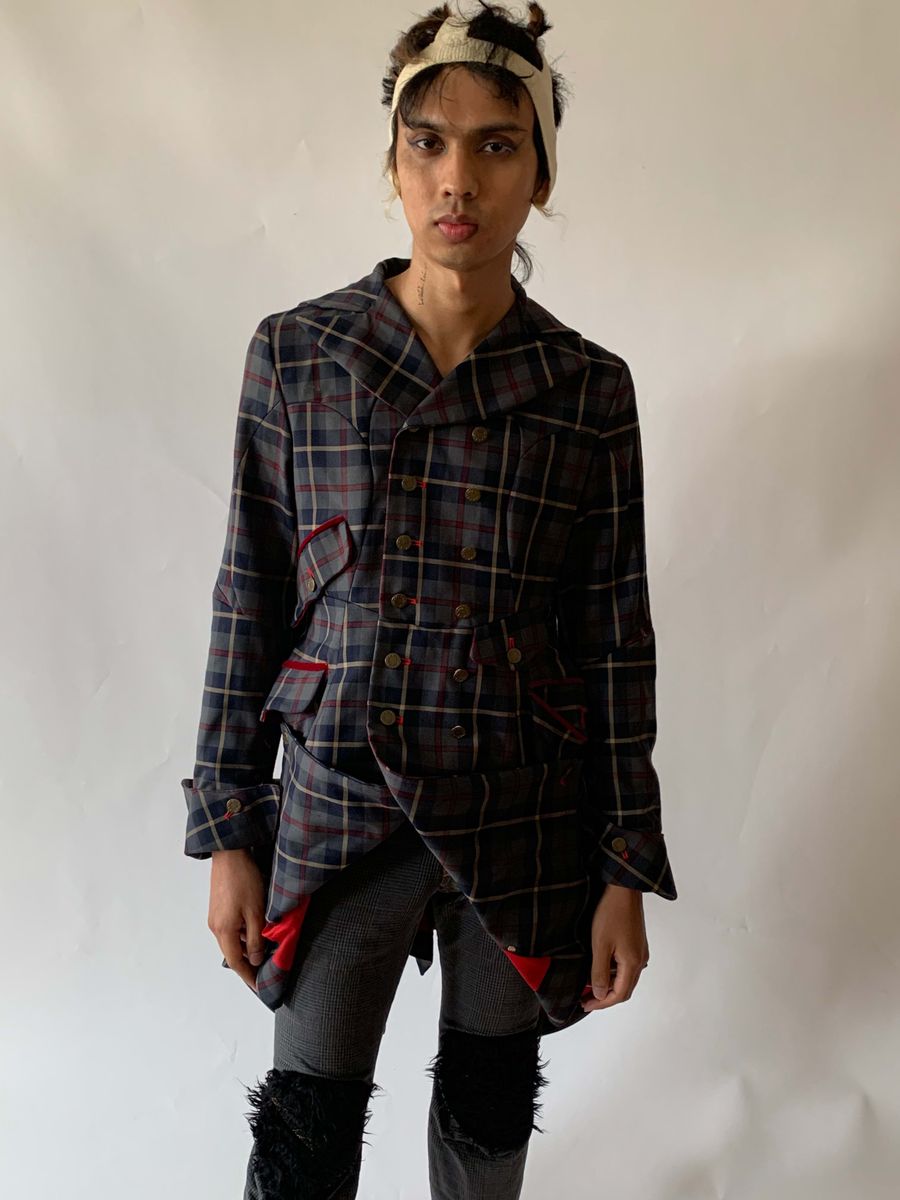 Takuya Angel Plaid Coat  product image