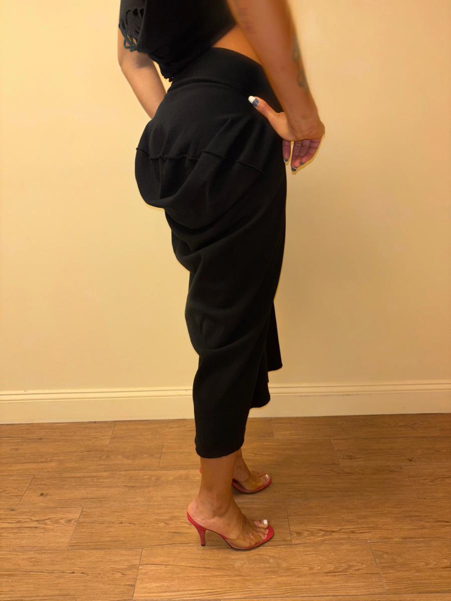 00s Issey Miyake APOC Bustle Black Skirt product image