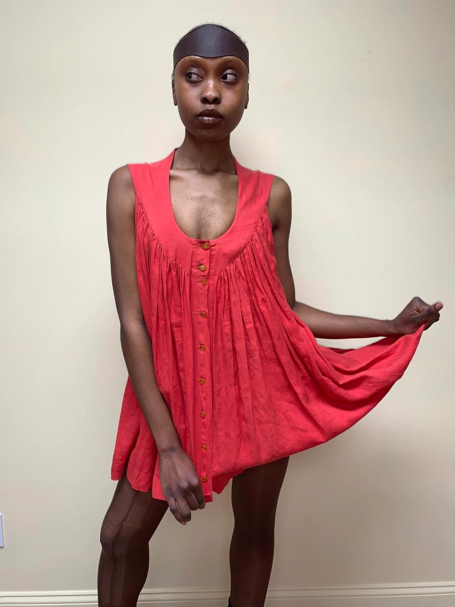 90s Vivienne Westwood Babydoll Dress With Interior Bustier product image