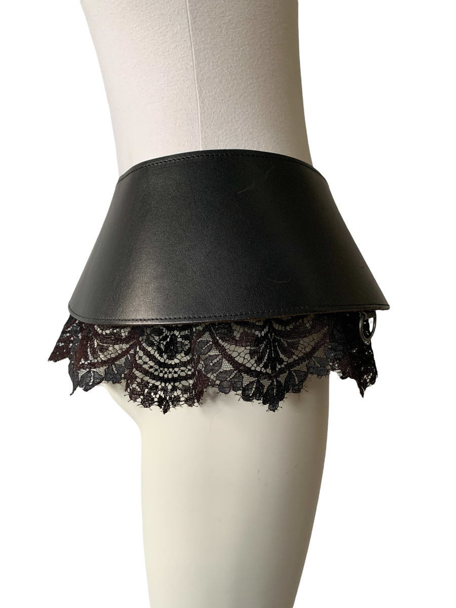 Jean Paul Gautier Gibo Leather and Lace Belt product image