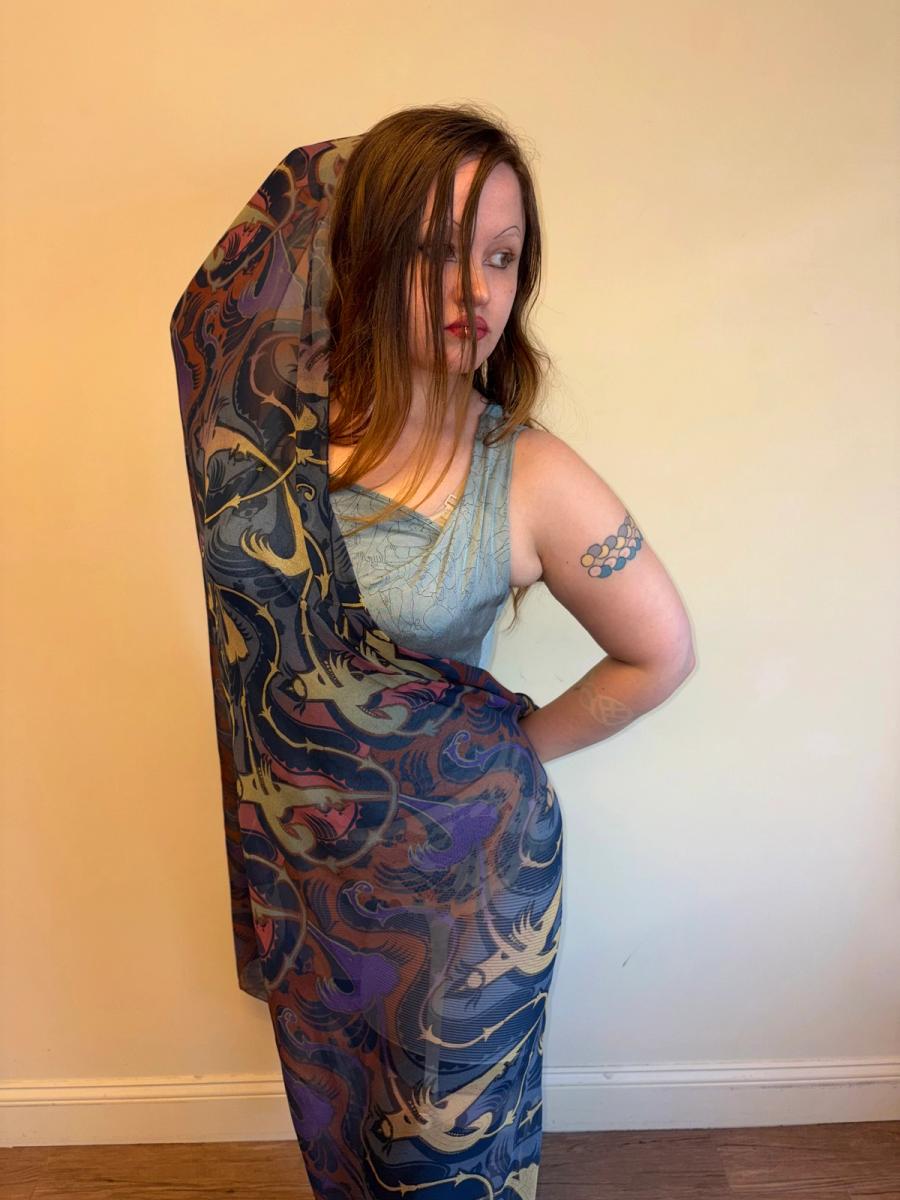 1993 Vivienne Westwood 'Grand Hotel' Oversized Shawl product image