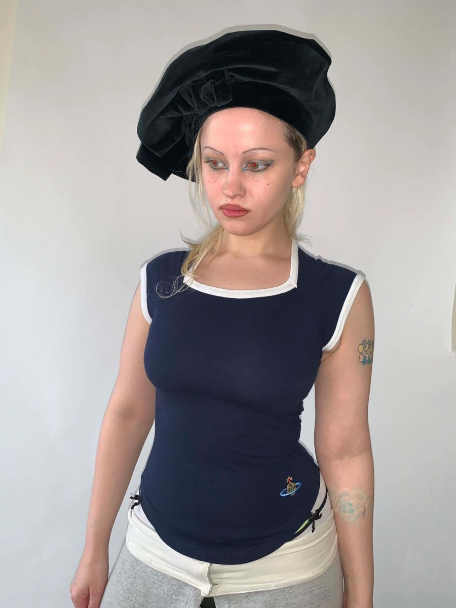 Vivienne Westwood 1990s Navy Orb Top product image