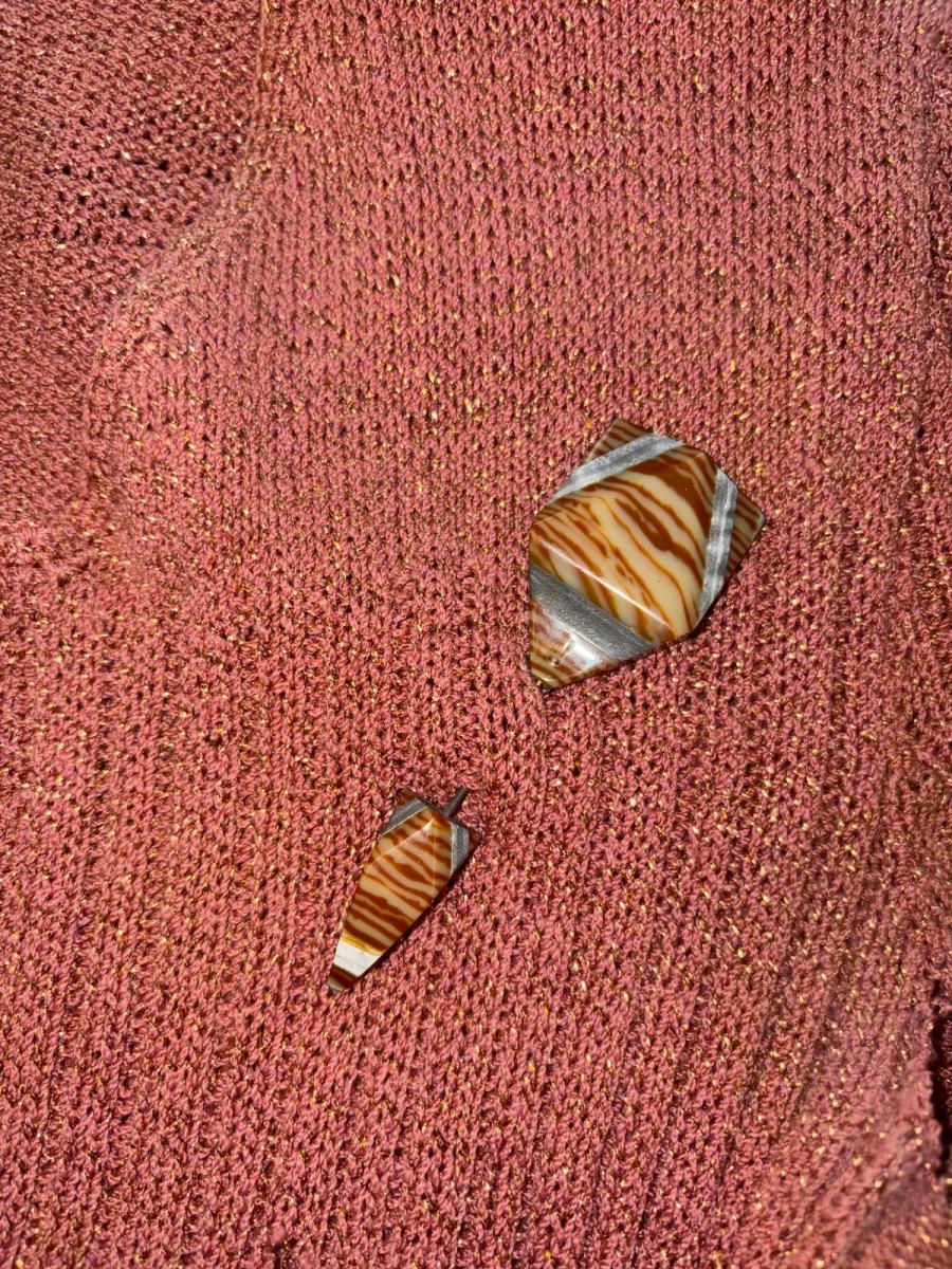 20s Tiger Celluloid Stick Pin product image