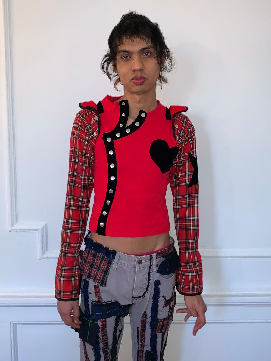 Takuya Angel Tartan Heart Top product image