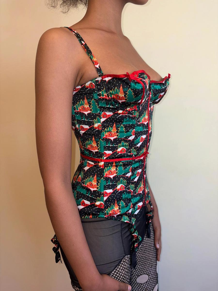 Vintage Chantal Thomass Christmas Present Bustier product image