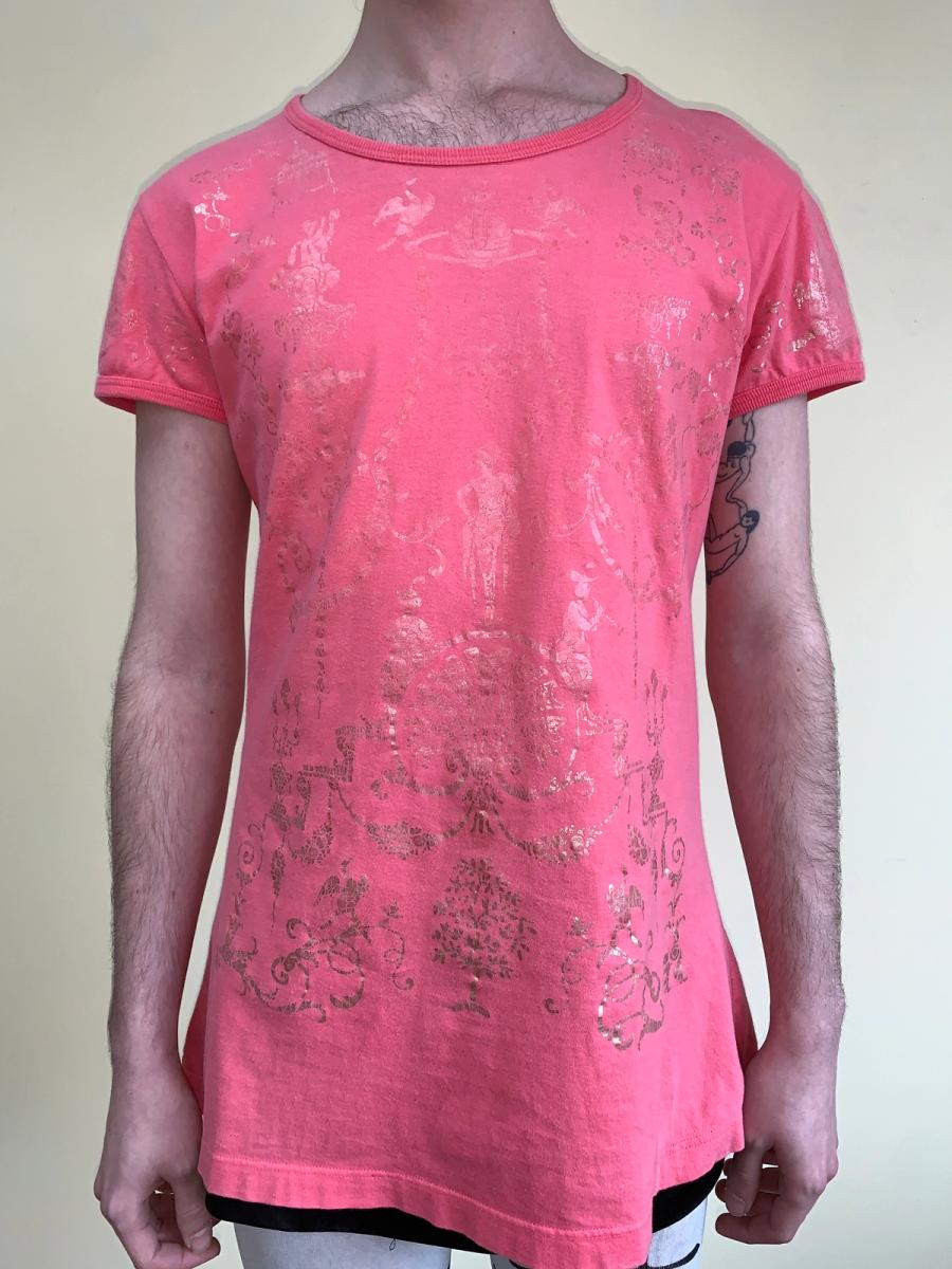 Vivienne Westwood 1990 Bubblegum Pink Boulle Tee product image