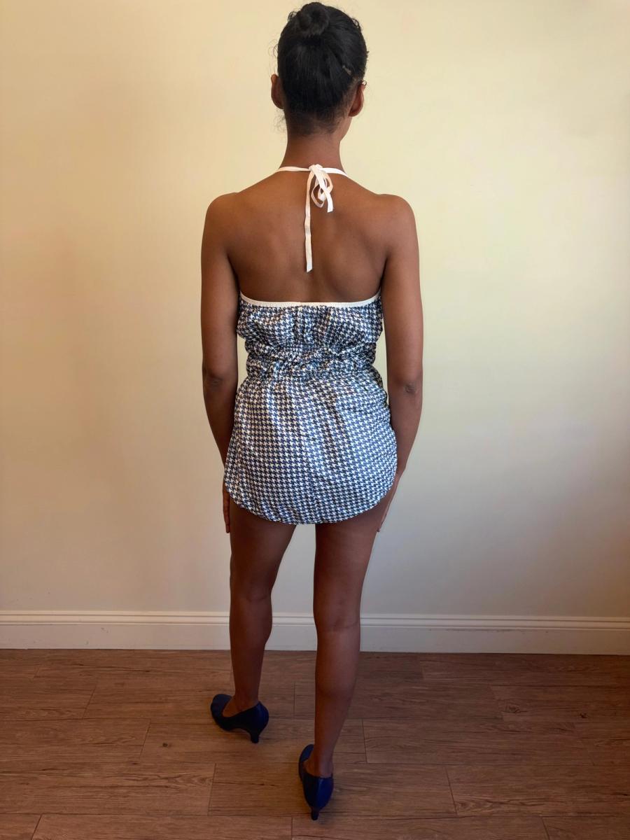 1960s Houndstooth "Disposable" Swimsuit product image