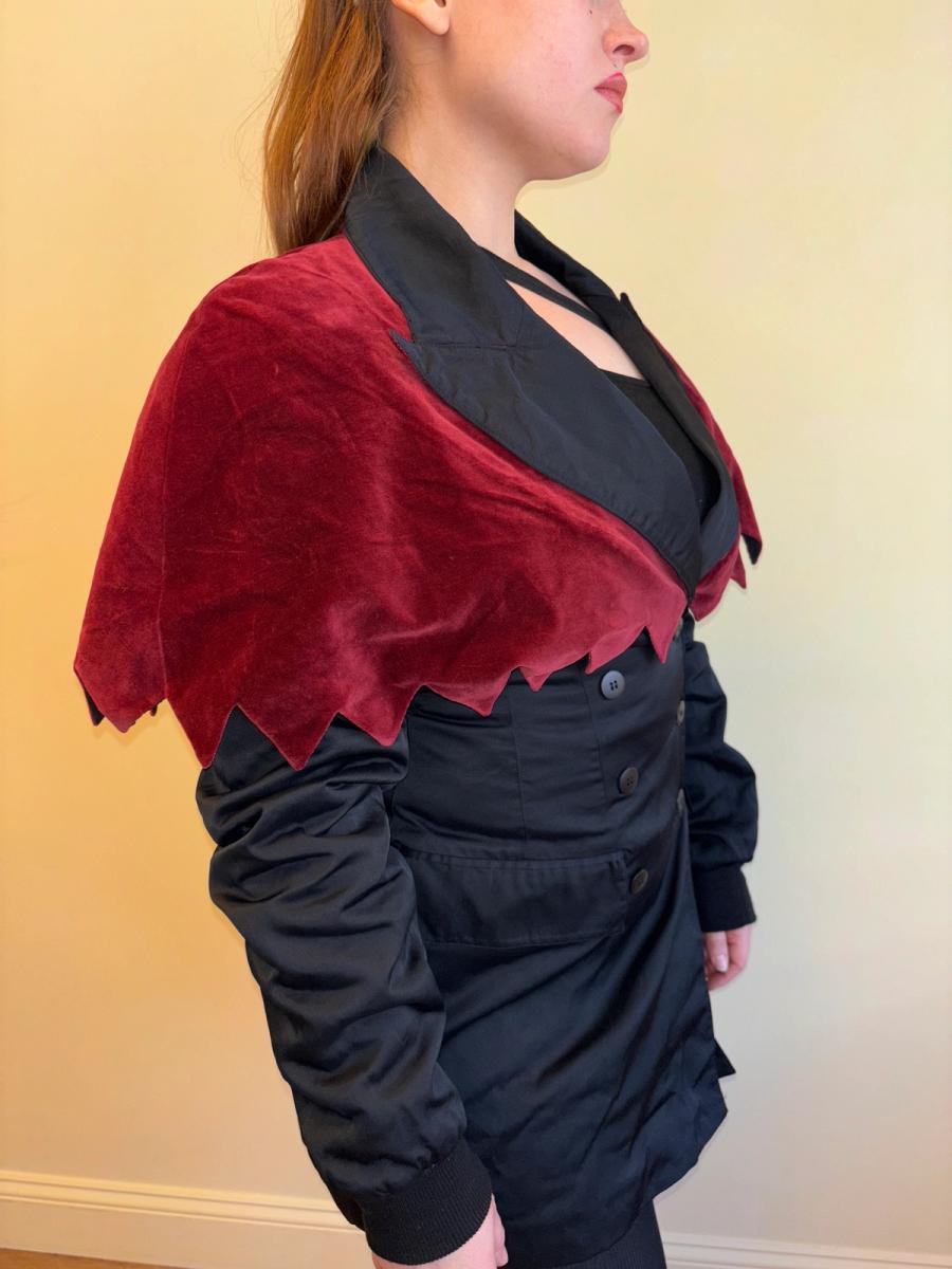 90s Aquagirl Jagged Hem Collar Jacket product image