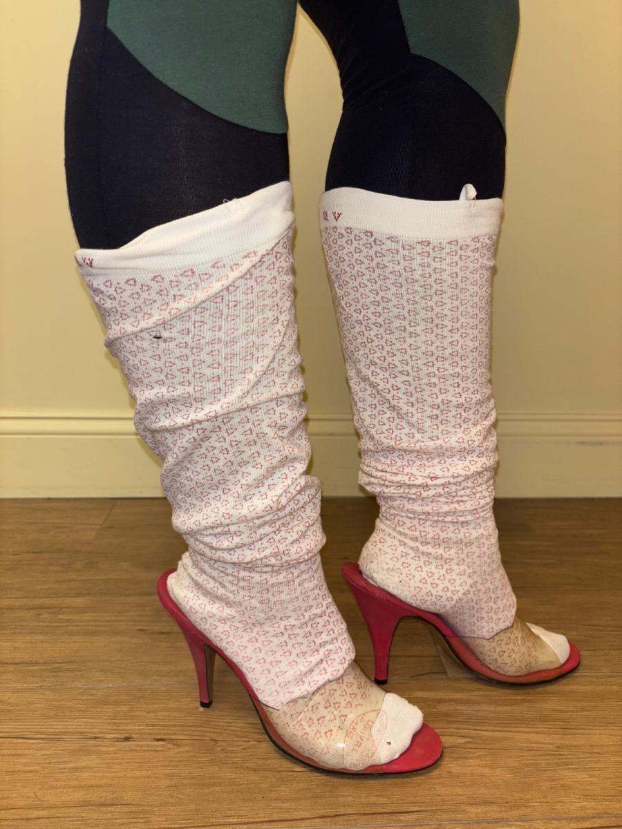 1890s Triangle Print Louvre Stockings product image