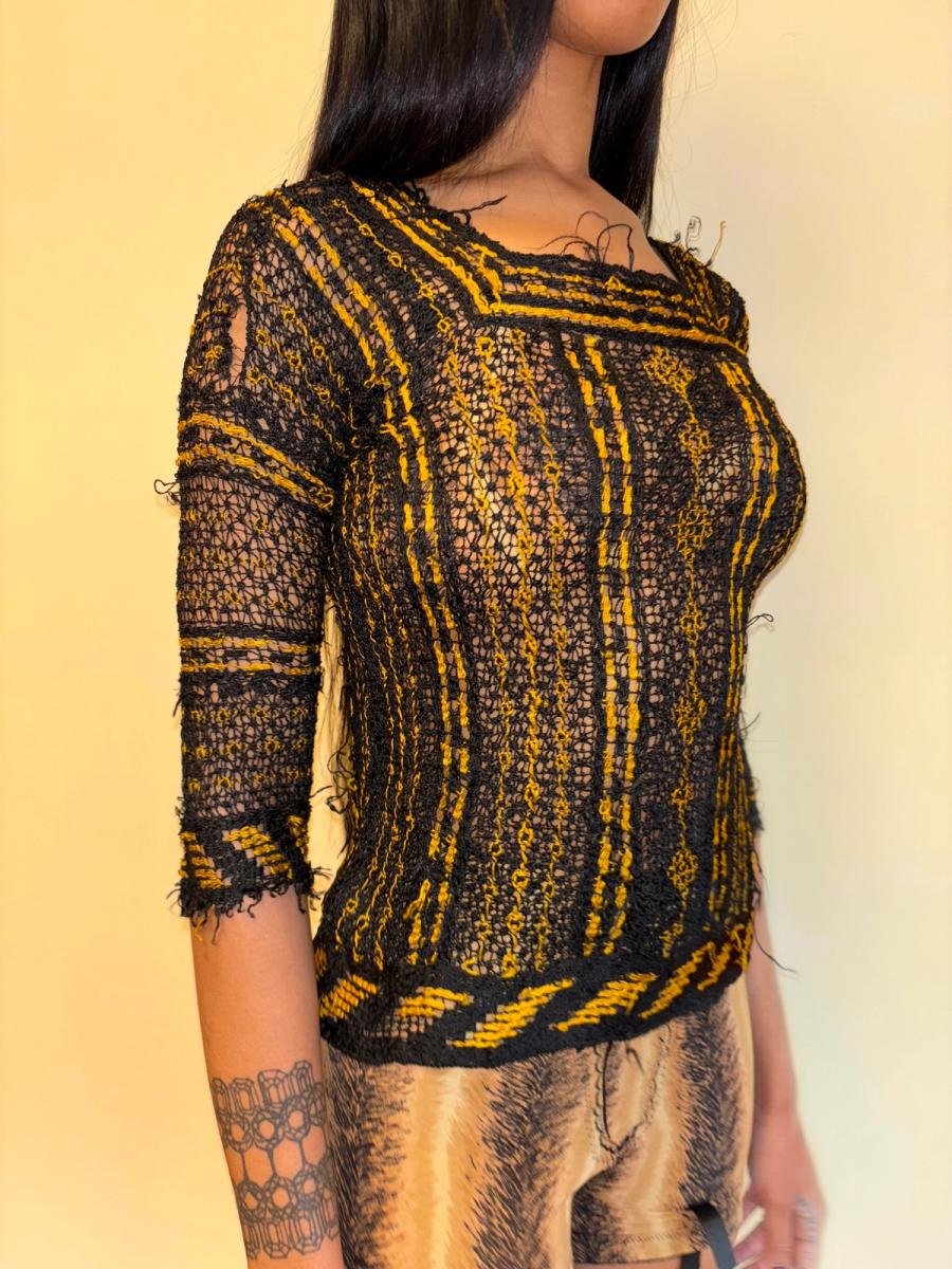 1930s Italian Handmade Knit Top product image