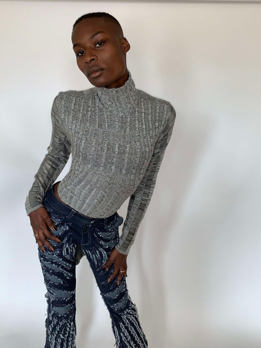 Condire Lace Up Sweater product image
