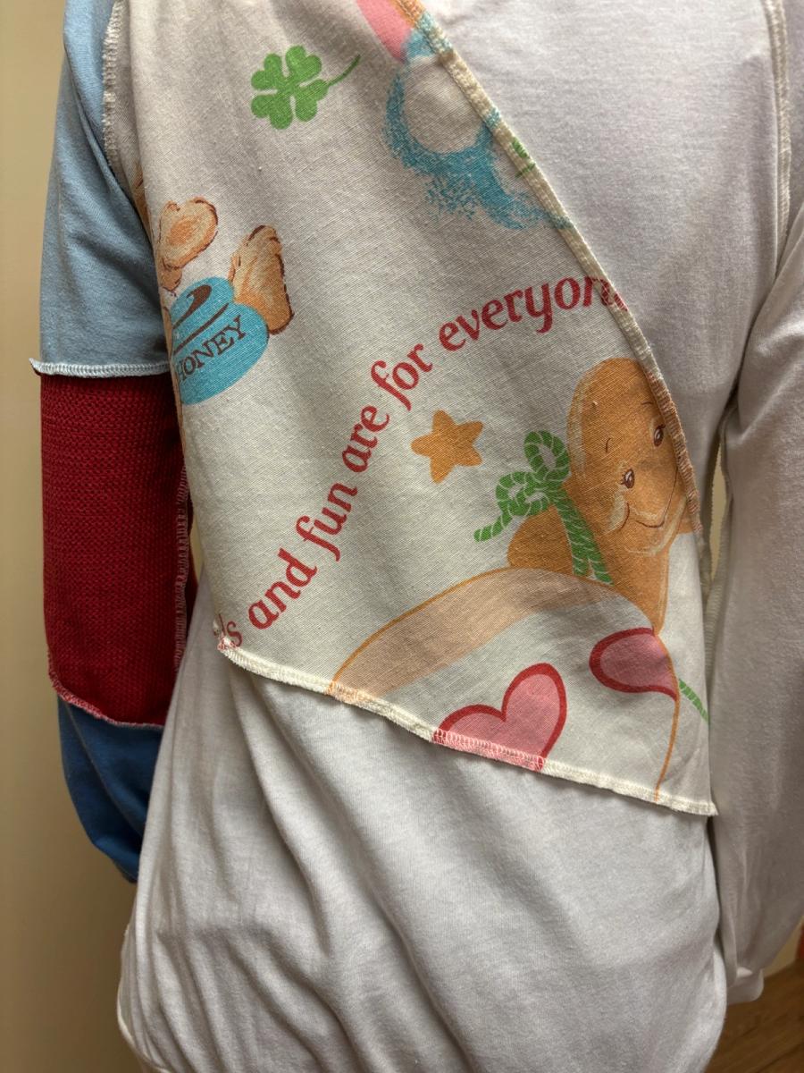 Naoko Ushiro Glamorous Patchwork Bear Shirt product image