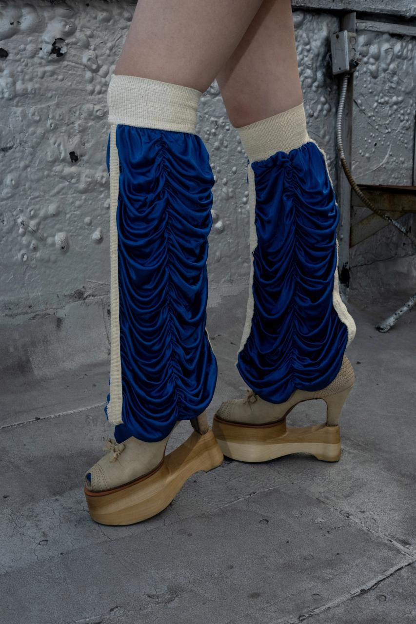 Antique Jockstrap Legwarmers - Prussian Blue product image