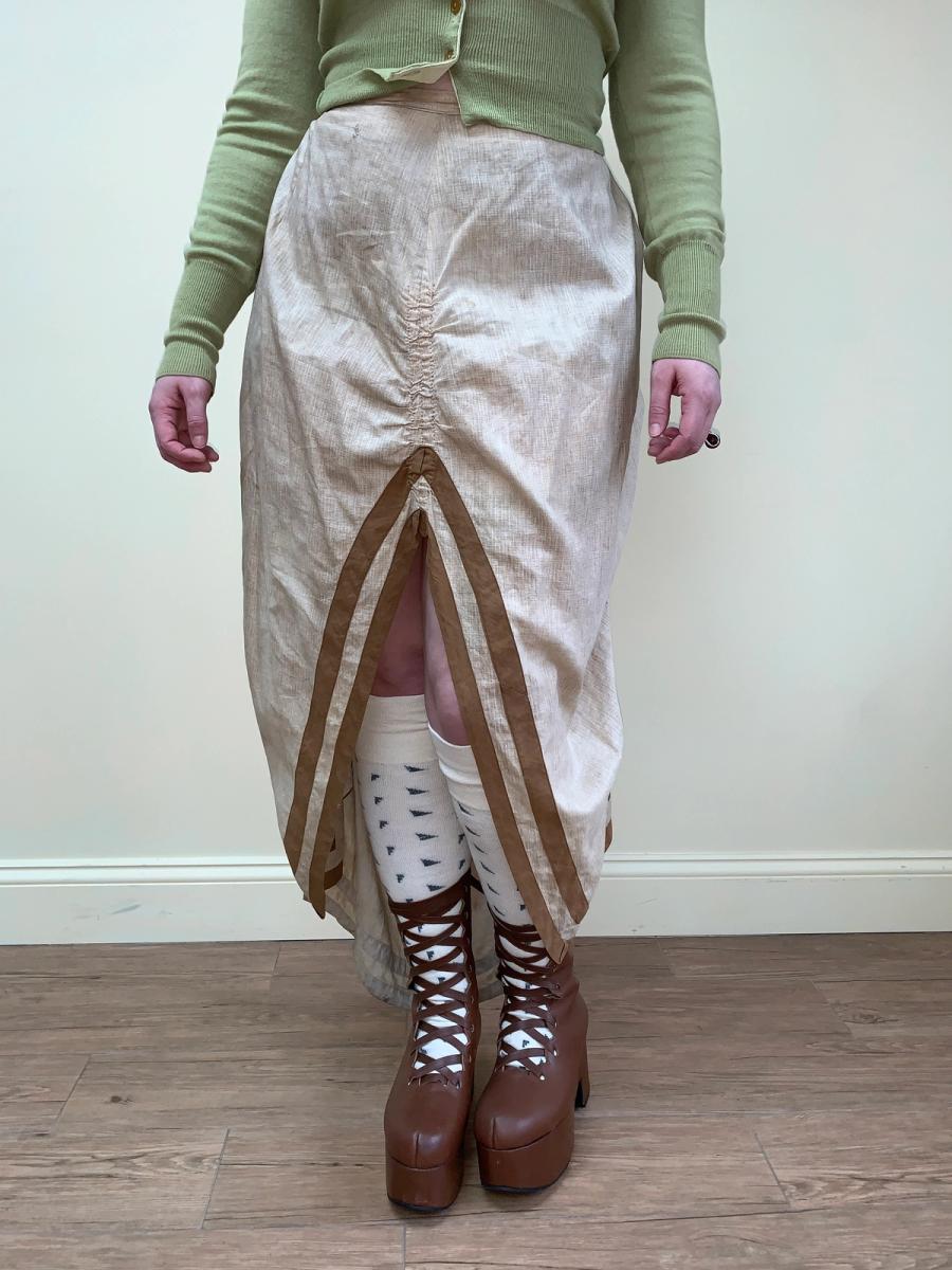 1880s Bustle Walking Skirt product image