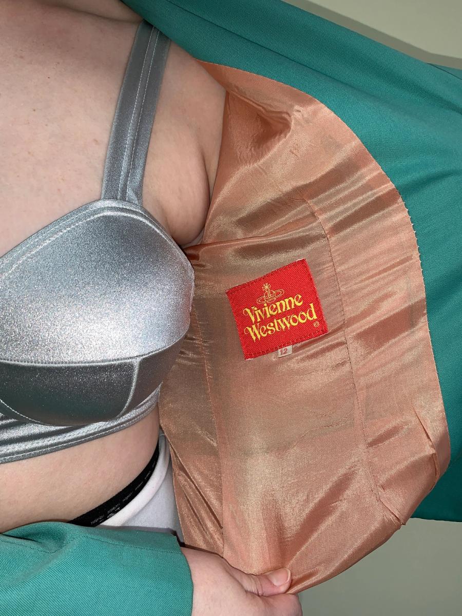 Vivienne Westwood 1993 'Grand Hotel' Teal Jacket product image