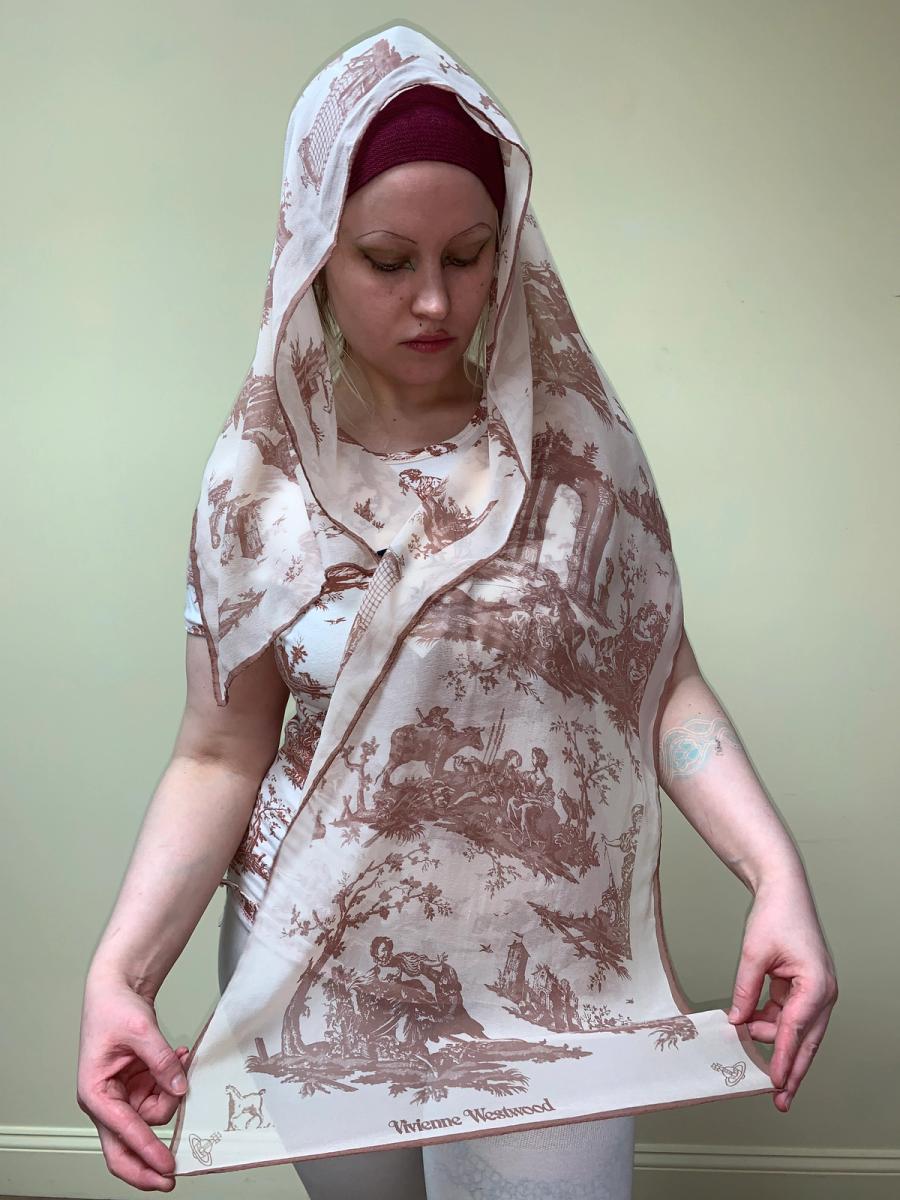 Vivienne Westwood 1996 Toile de Jouy Scarf  product image