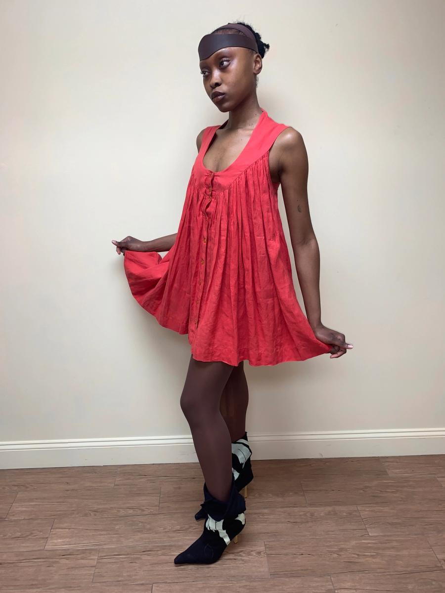 90s Vivienne Westwood Babydoll Dress With Interior Bustier product image