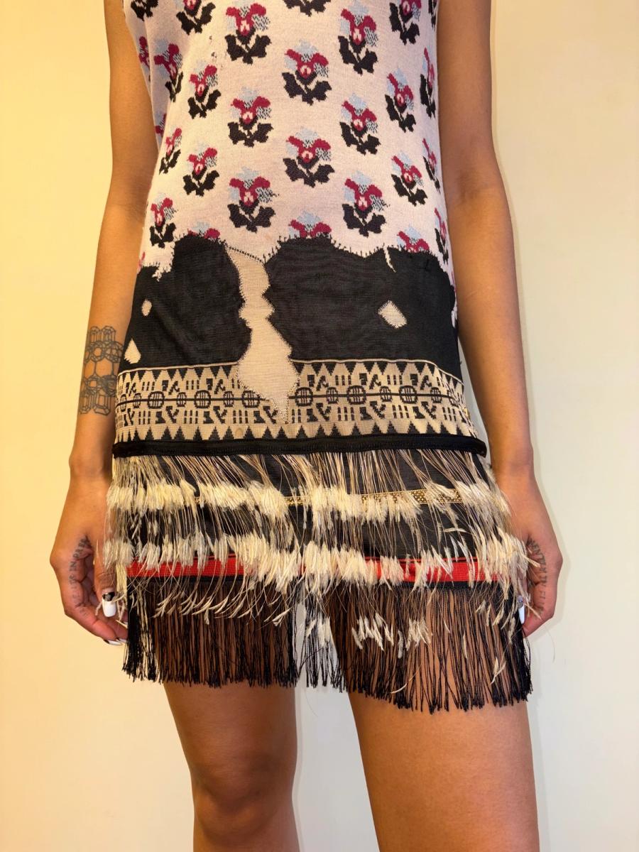 Chanel Knit Dress with Feathers product image