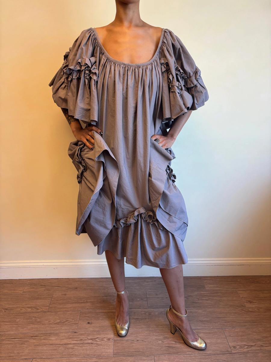 Vintage Chantal Thomass Ruffle Trapeze Dress product image