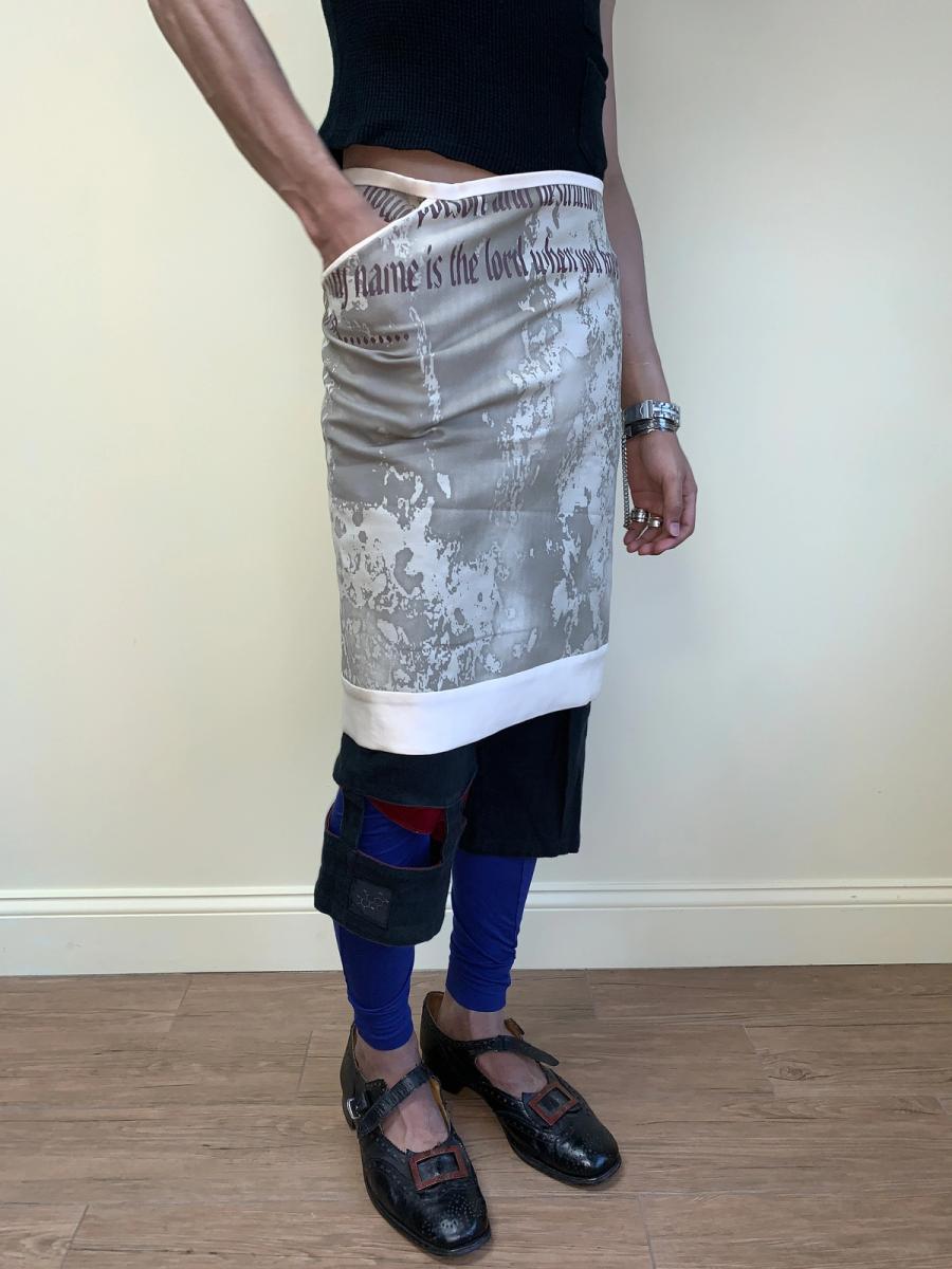 90s Beauty: Beast Wrap Skirt product image