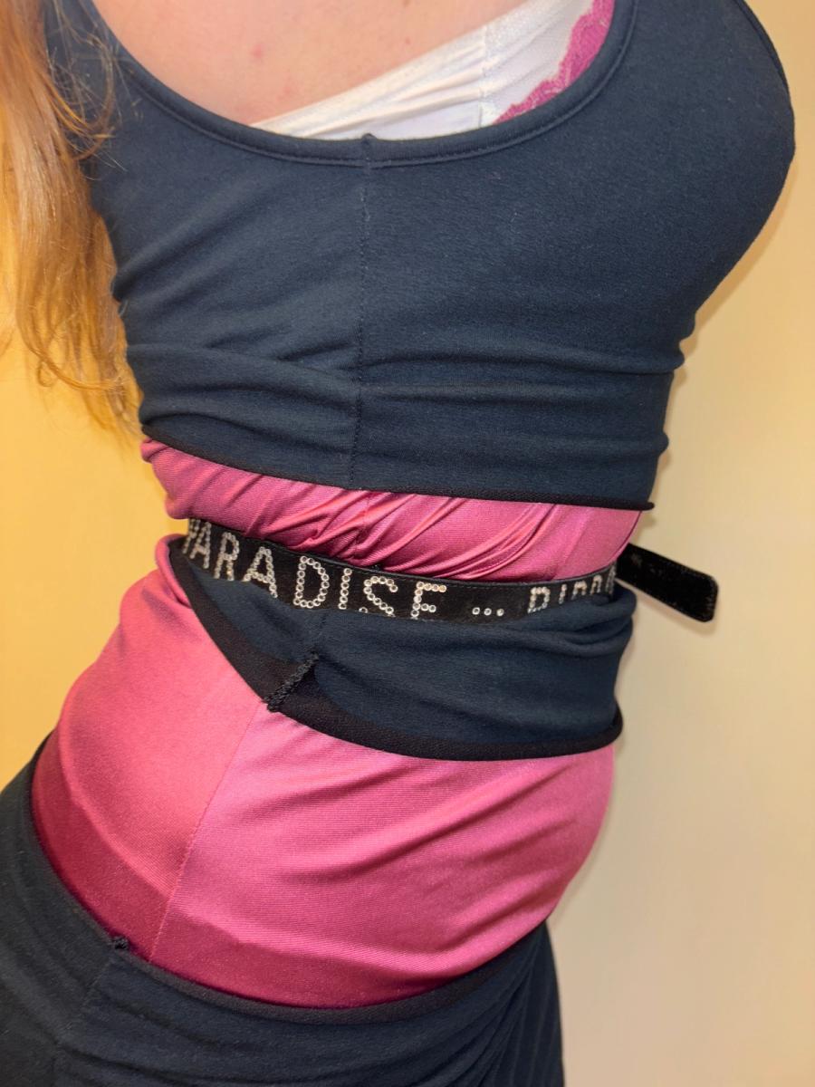 80s Sonia Rykiel 'Bird of Paradise' Rhinestone Belt product image