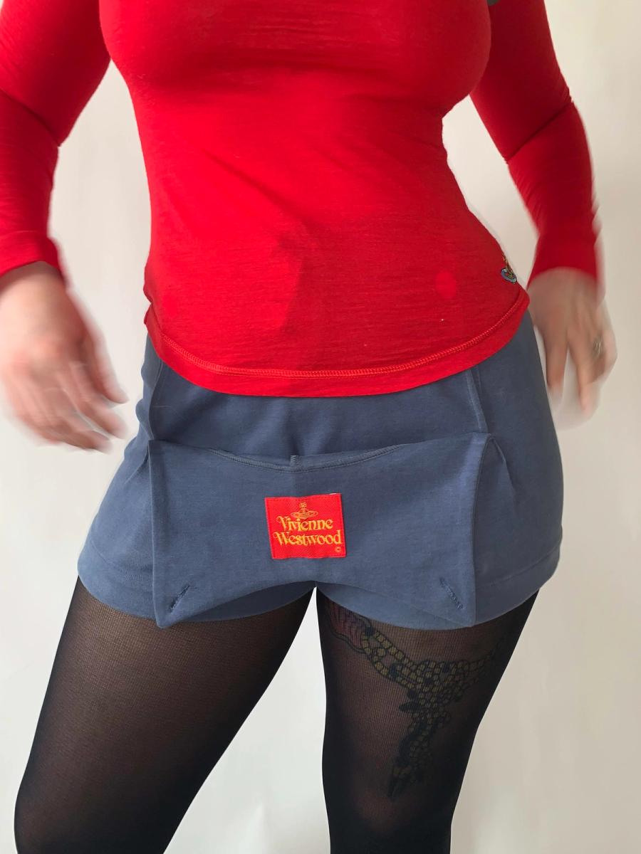 90s Vivienne Westwood Rare Flap-Front Shorts product image