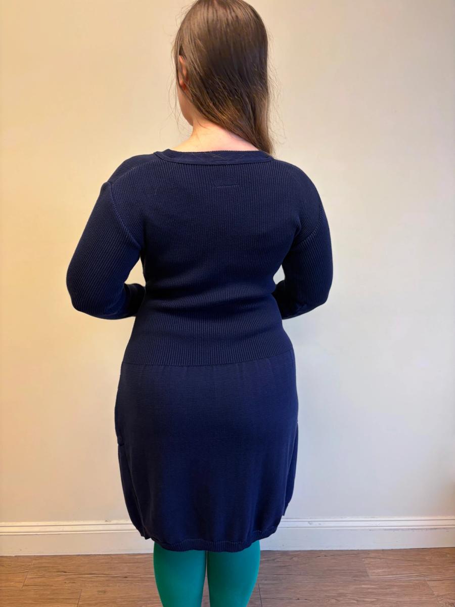 80s Richmond Cornejo Knit Cutout Dress product image