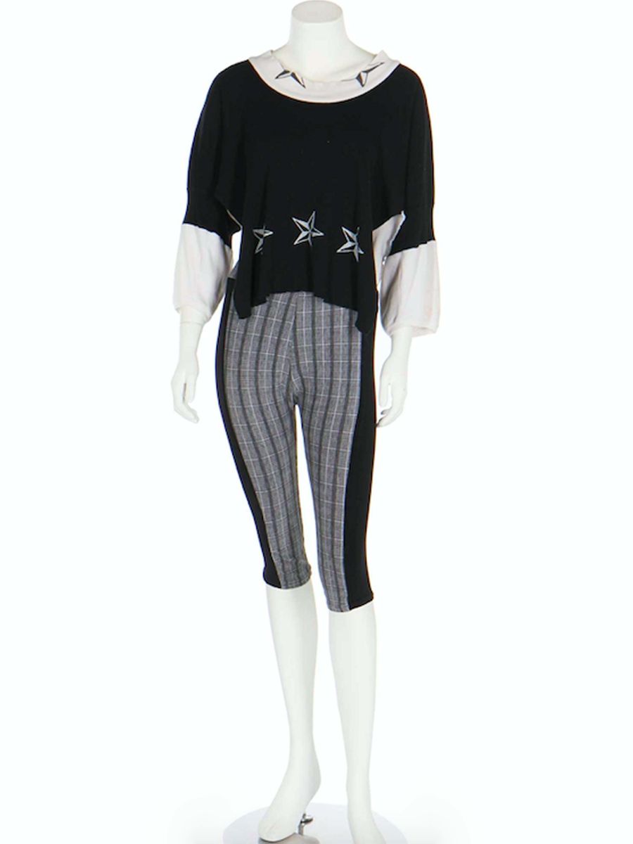 BodyMap Plaid Spandex Breeches product image