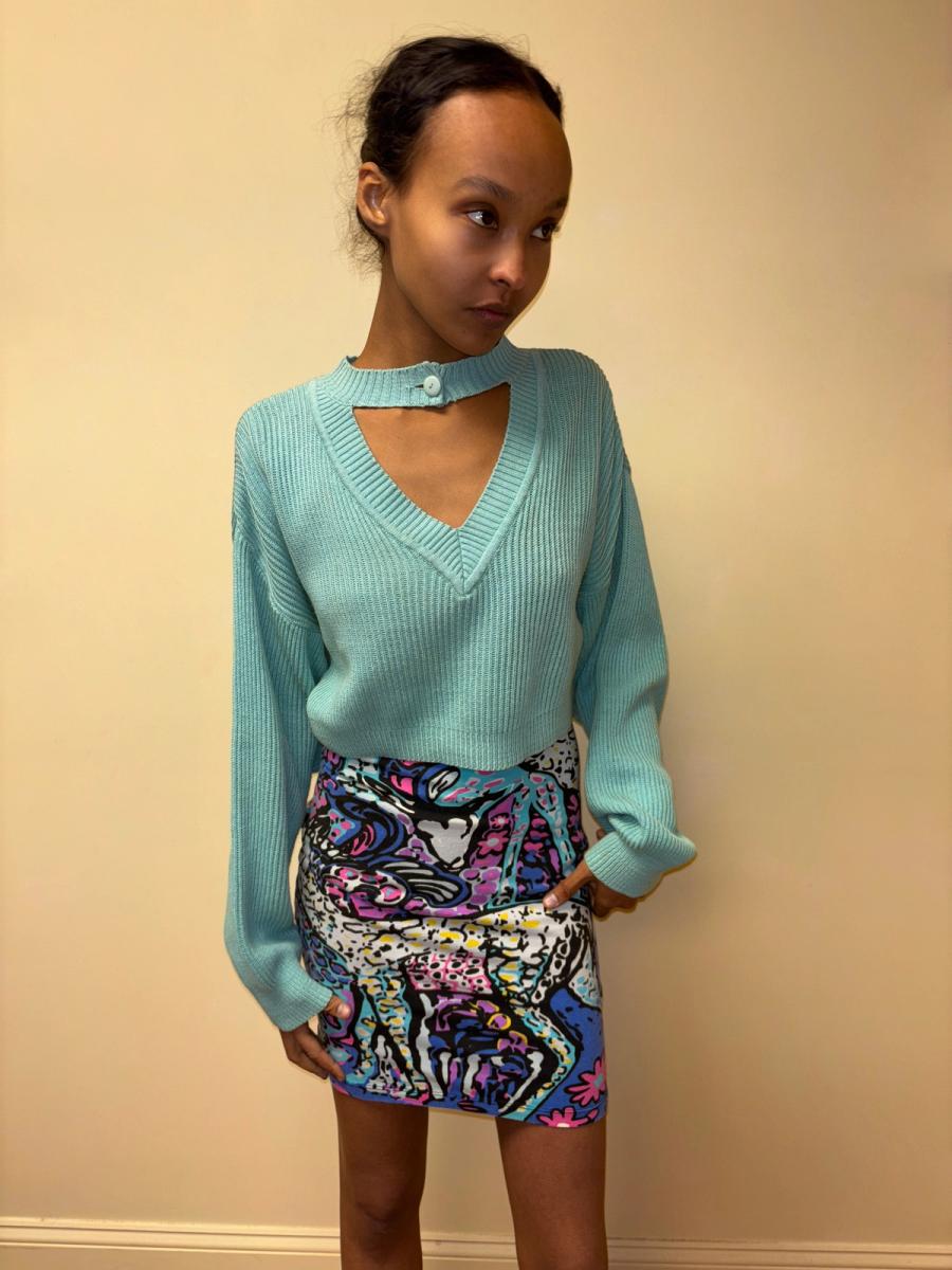 90s Lolita Lempicka Cutout Sweater product image