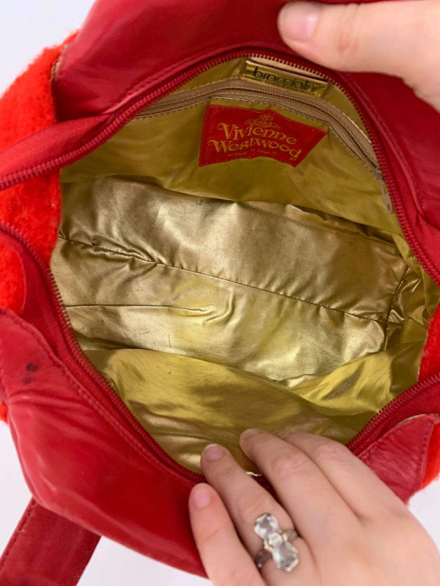 Vivienne Westwood 80s/90s Tweed Big Orb Bag product image
