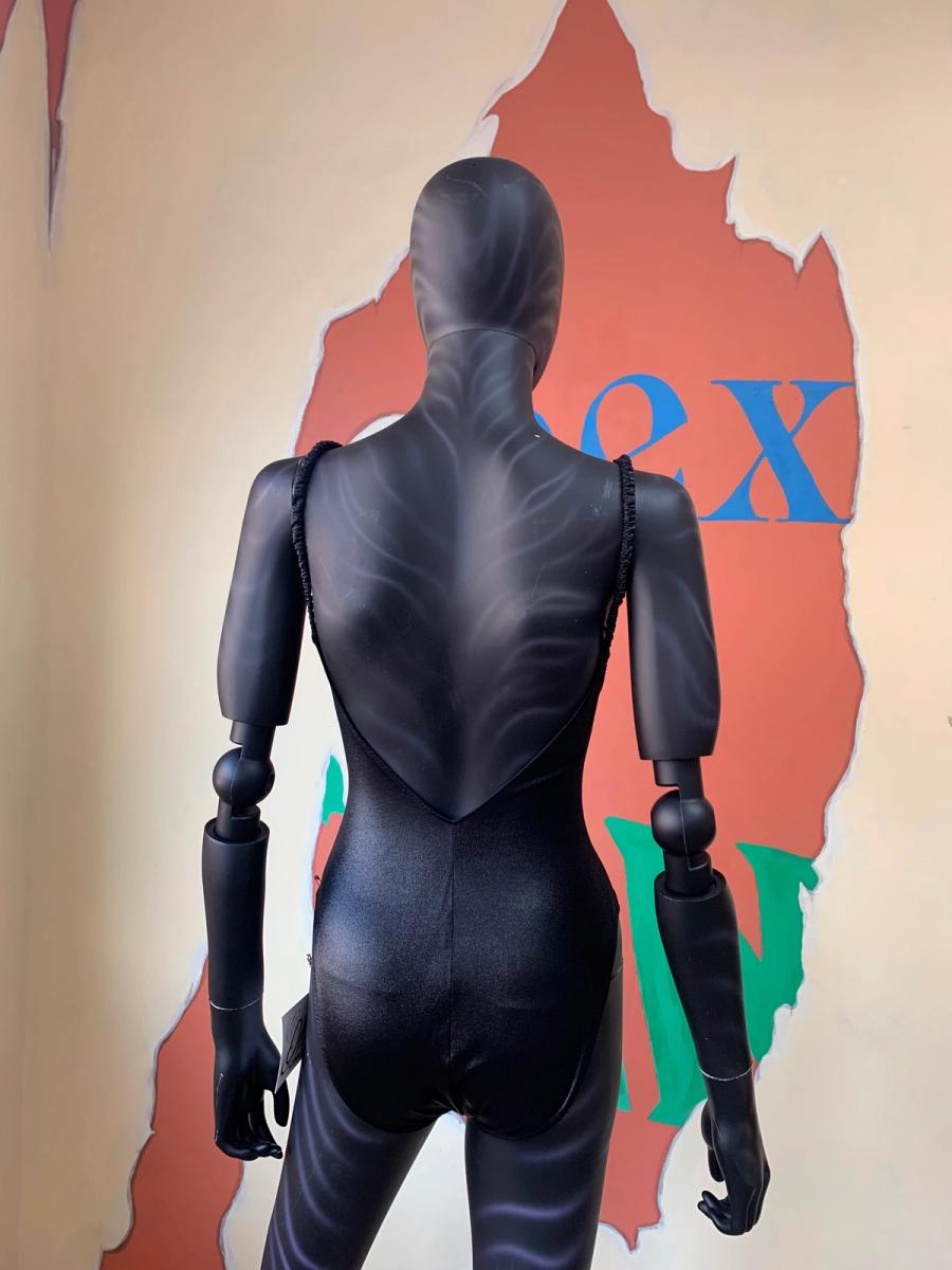 Deadstock OMO Hi-cut Bodysuit with Ruched Straps product image