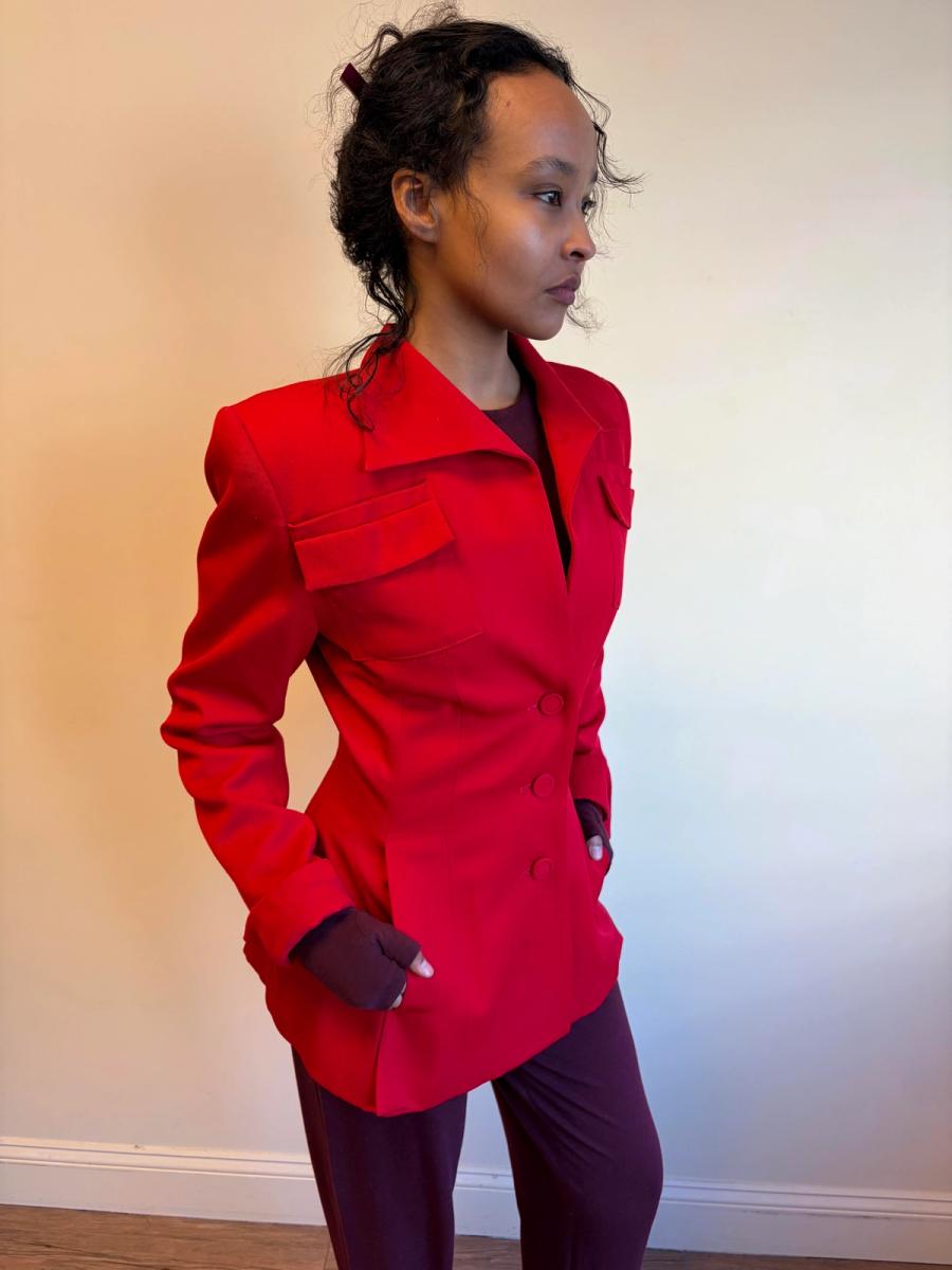 80s does 40s Norma Kamali Blazer product image