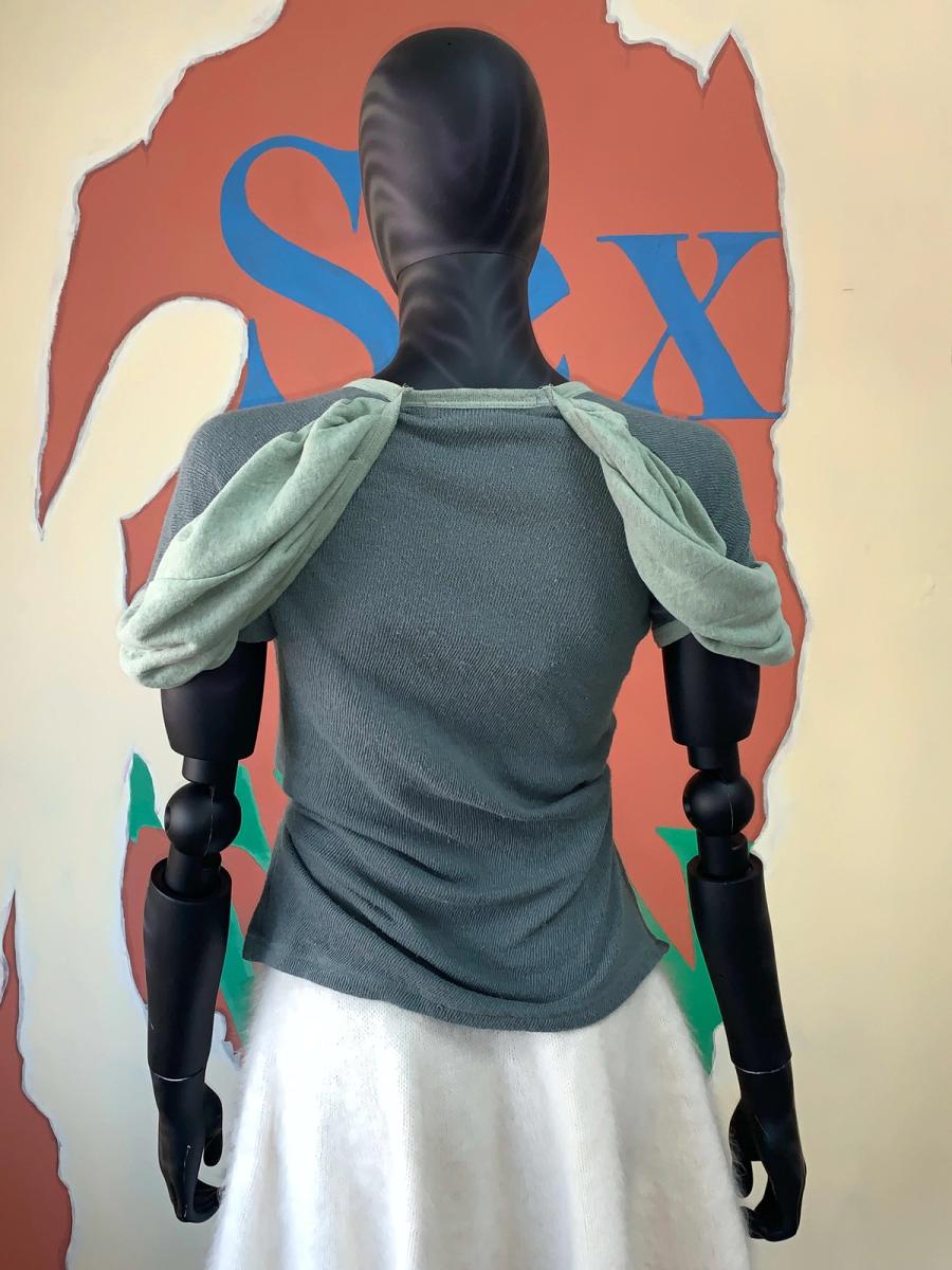 Beauty: Beast Ruched Bubble Sleeve Top product image