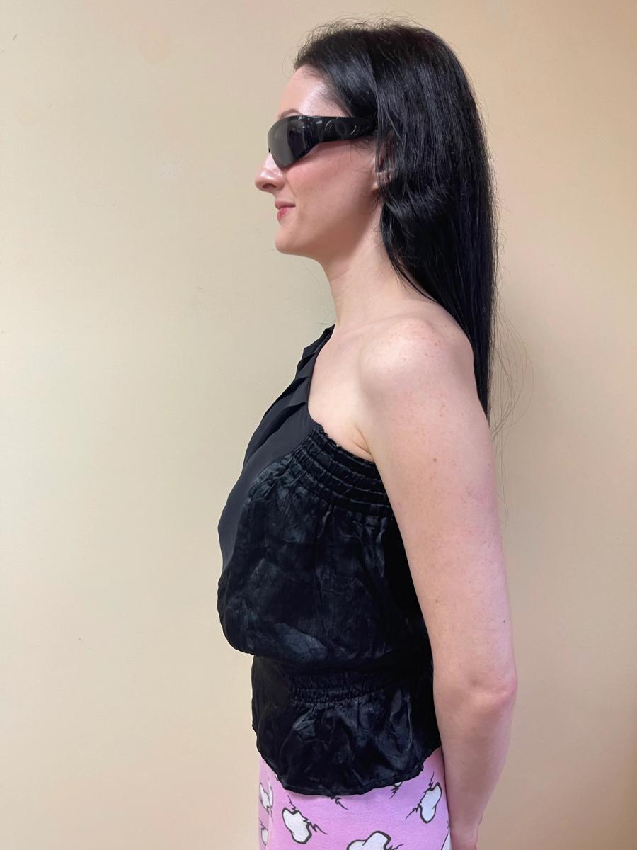 Beauty: beast Asymmetrical Pleated Top product image