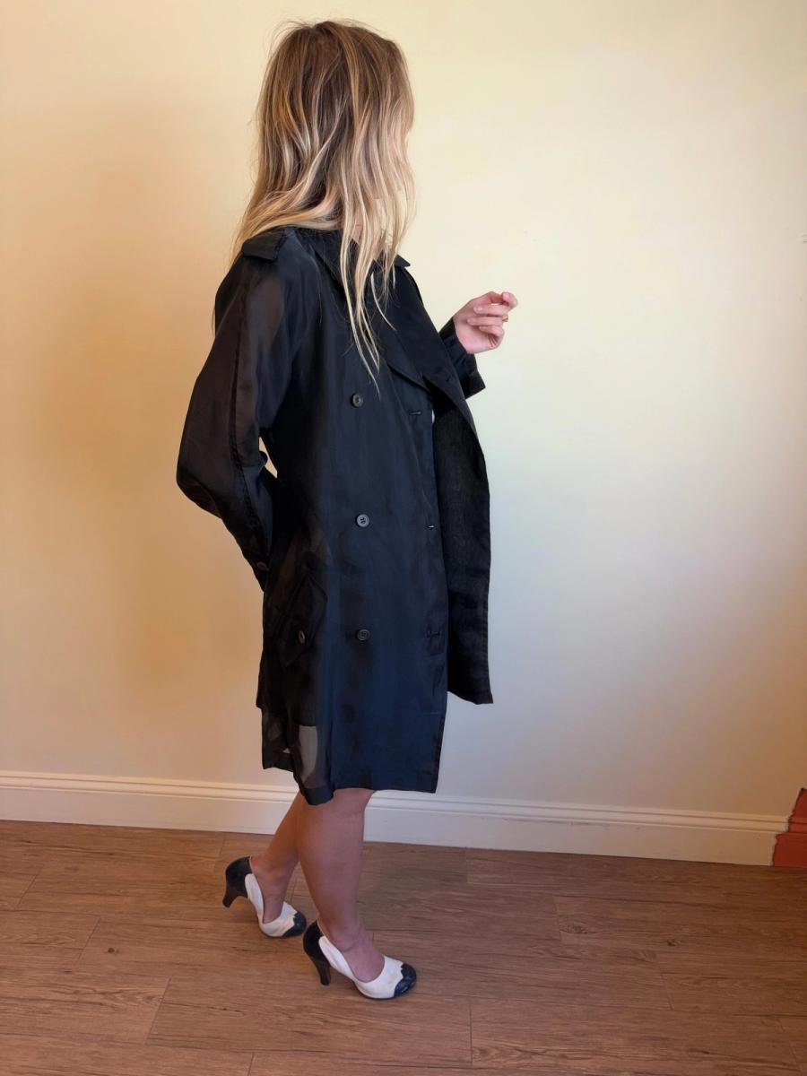 80s Junior Gaultier Sheer Trench product image