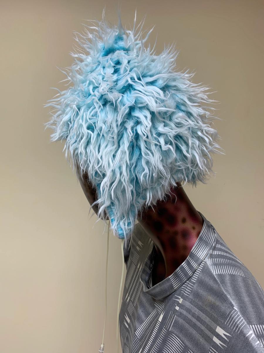 Deadstock Cyberdog Fuzzy Ice Blue Hat product image