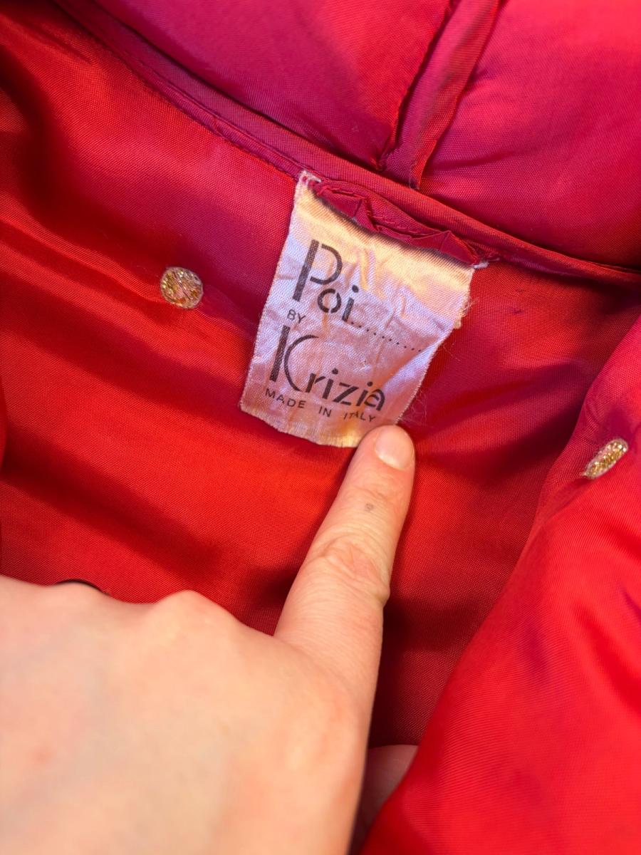 80s Krizia Paisley Quilted Puffer product image