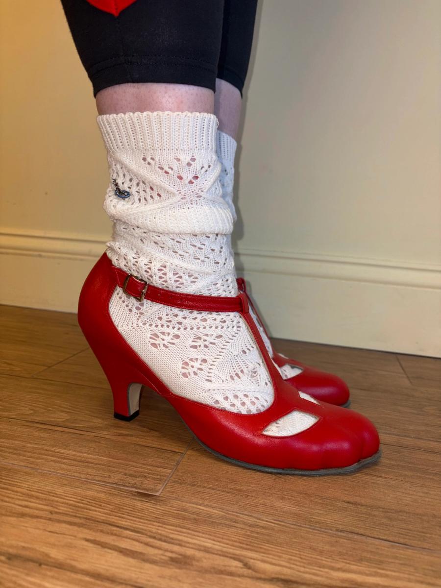 Vivienne Westwood Red Animal T-Strap Pumps  product image