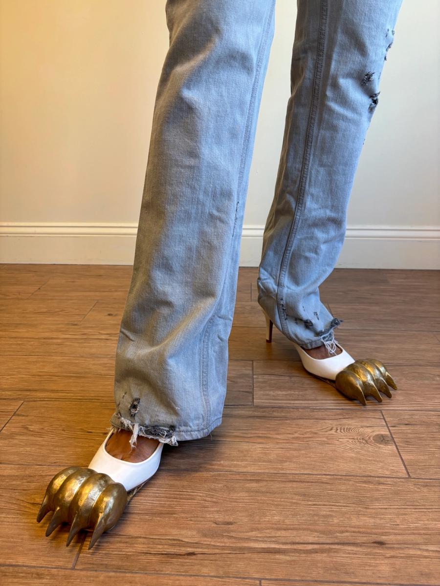 90s Vivienne Westwood Anglomania Distressed Jeans product image